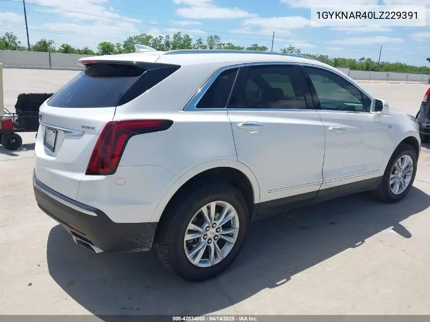 2020 Cadillac Xt5 Fwd Luxury VIN: 1GYKNAR40LZ229391 Lot: 42034080