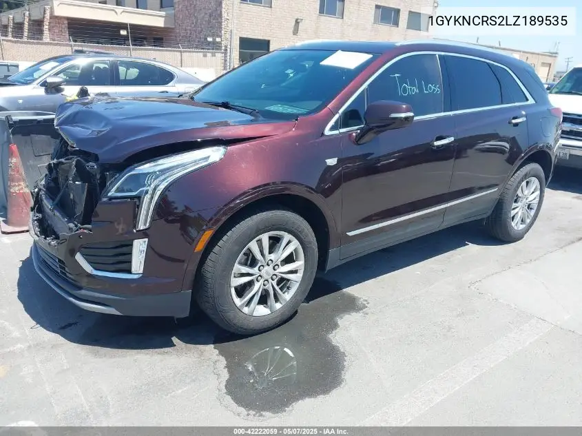 2020 Cadillac Xt5 Fwd Premium Luxury VIN: 1GYKNCRS2LZ189535 Lot: 42222059