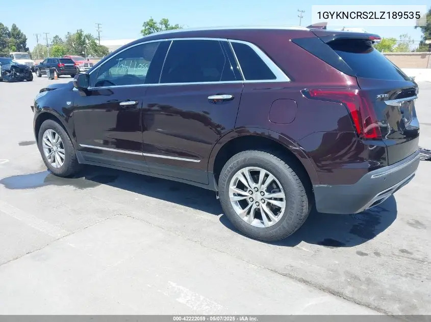 2020 Cadillac Xt5 Fwd Premium Luxury VIN: 1GYKNCRS2LZ189535 Lot: 42222059