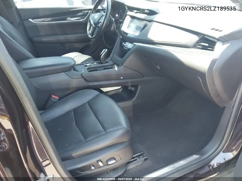 2020 Cadillac Xt5 Fwd Premium Luxury VIN: 1GYKNCRS2LZ189535 Lot: 42222059
