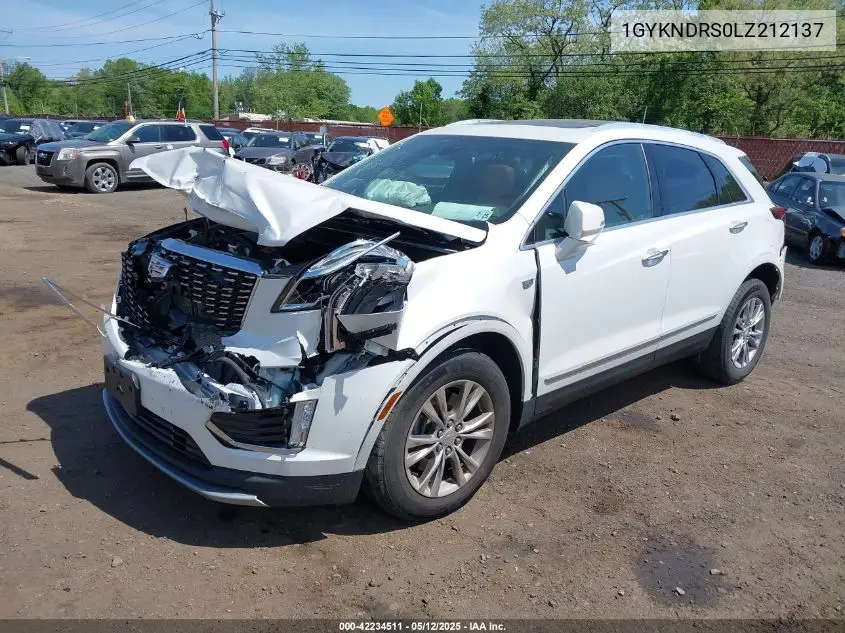 2020 Cadillac Xt5 Awd Premium Luxury VIN: 1GYKNDRS0LZ212137 Lot: 42234511