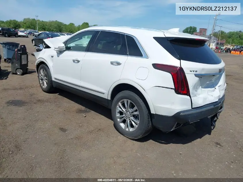 2020 Cadillac Xt5 Awd Premium Luxury VIN: 1GYKNDRS0LZ212137 Lot: 42234511