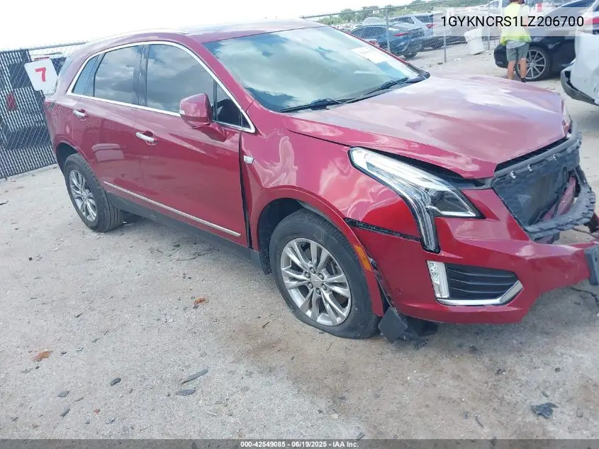 2020 Cadillac Xt5 Fwd Premium Luxury VIN: 1GYKNCRS1LZ206700 Lot: 42549085