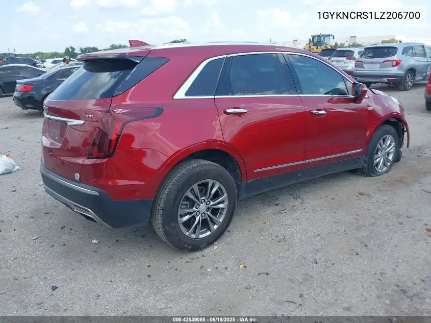 2020 Cadillac Xt5 Fwd Premium Luxury VIN: 1GYKNCRS1LZ206700 Lot: 42549085