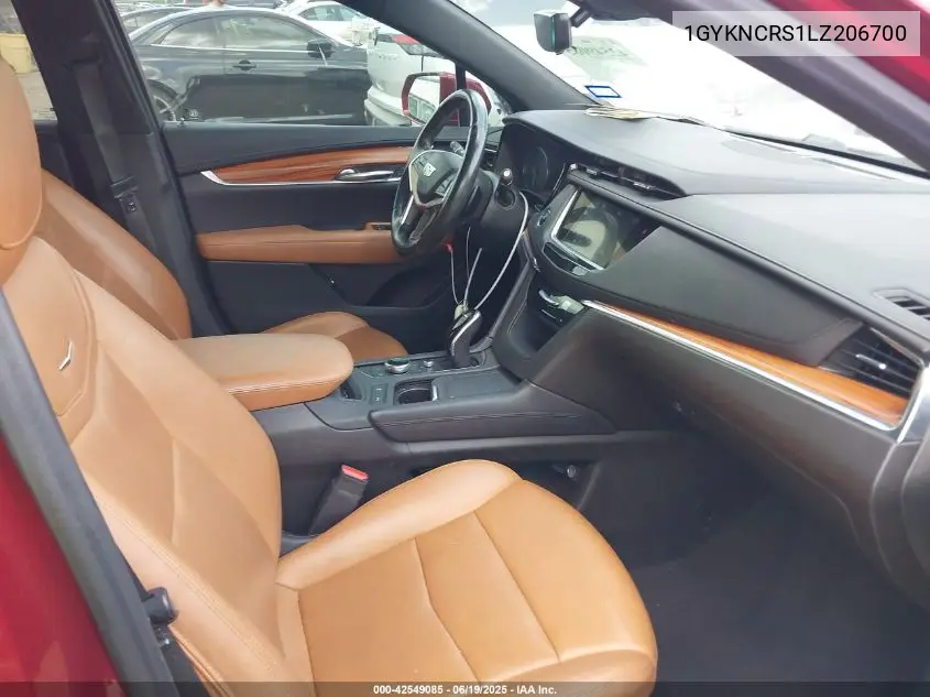 2020 Cadillac Xt5 Fwd Premium Luxury VIN: 1GYKNCRS1LZ206700 Lot: 42549085