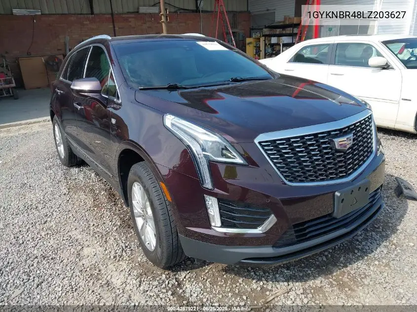 2020 Cadillac Xt5 Awd Luxury VIN: 1GYKNBR48LZ203627 Lot: 42579221