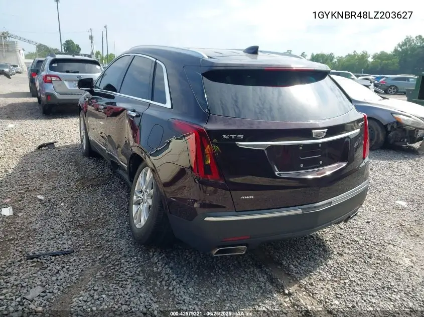 2020 Cadillac Xt5 Awd Luxury VIN: 1GYKNBR48LZ203627 Lot: 42579221