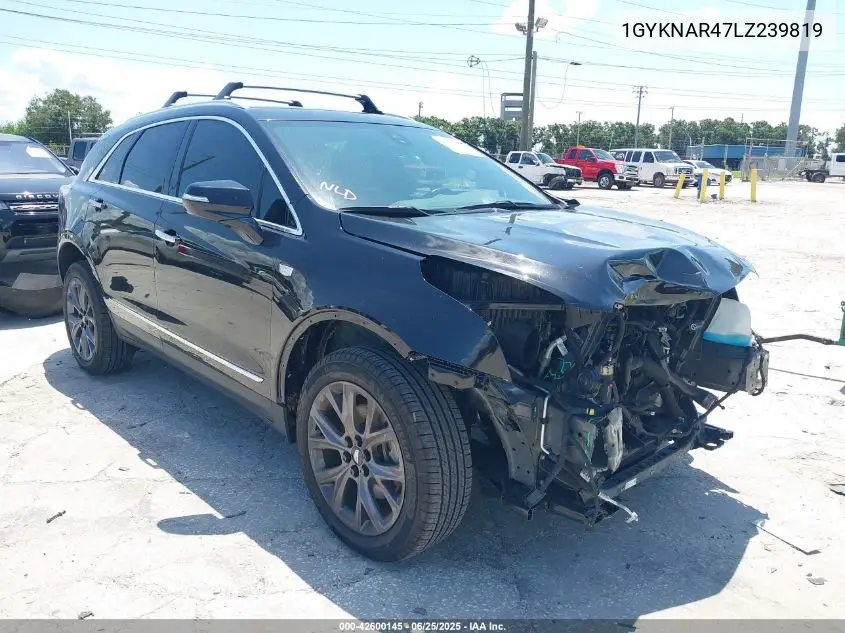 2020 Cadillac Xt5 Fwd Luxury VIN: 1GYKNAR47LZ239819 Lot: 42600145