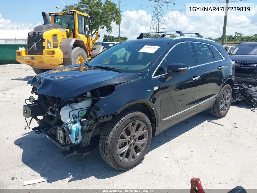 2020 Cadillac Xt5 Fwd Luxury VIN: 1GYKNAR47LZ239819 Lot: 42600145