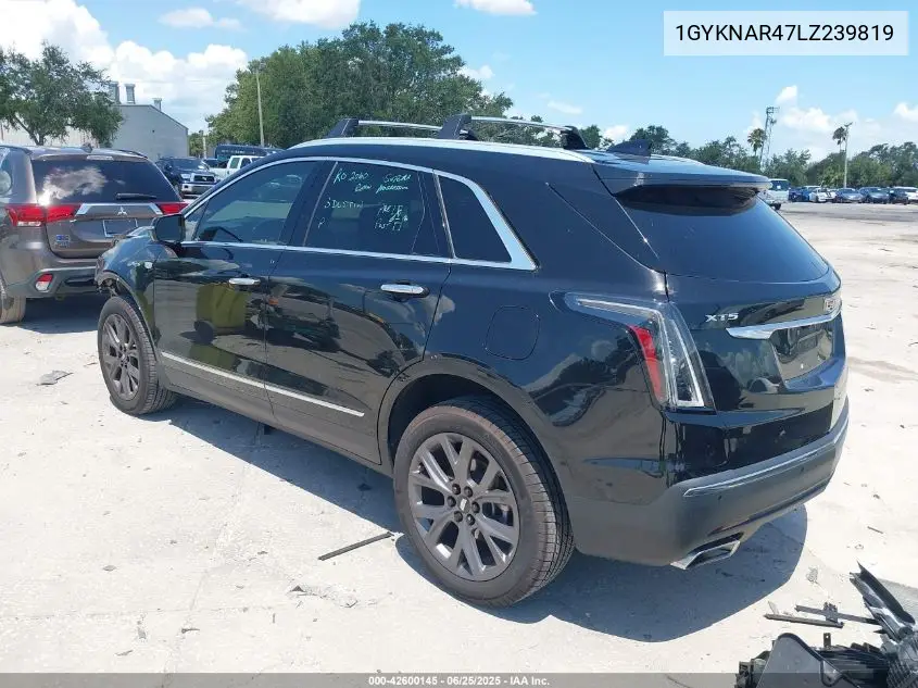2020 Cadillac Xt5 Fwd Luxury VIN: 1GYKNAR47LZ239819 Lot: 42600145