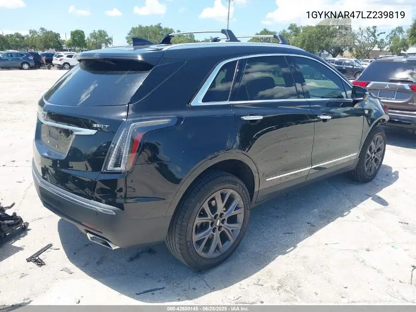 2020 Cadillac Xt5 Fwd Luxury VIN: 1GYKNAR47LZ239819 Lot: 42600145