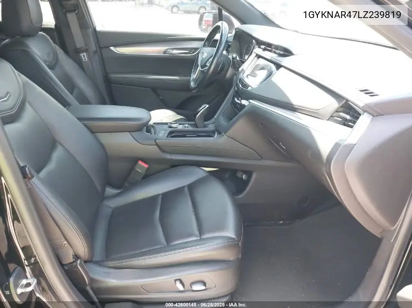 2020 Cadillac Xt5 Fwd Luxury VIN: 1GYKNAR47LZ239819 Lot: 42600145