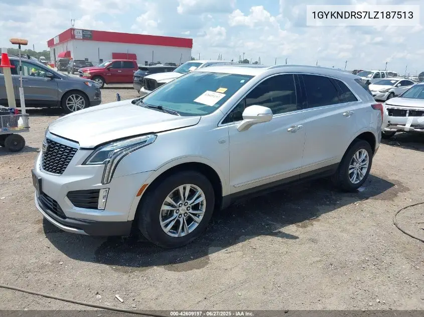 2020 Cadillac Xt5 Awd Premium Luxury VIN: 1GYKNDRS7LZ187513 Lot: 42609197