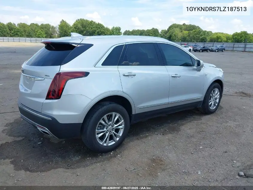 2020 Cadillac Xt5 Awd Premium Luxury VIN: 1GYKNDRS7LZ187513 Lot: 42609197