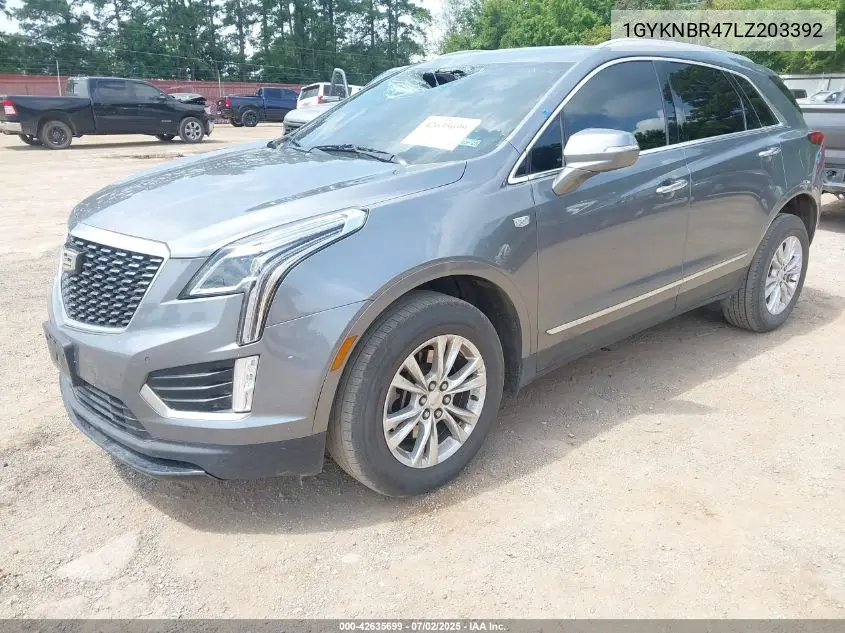 2020 Cadillac Xt5 Awd Luxury VIN: 1GYKNBR47LZ203392 Lot: 42635699