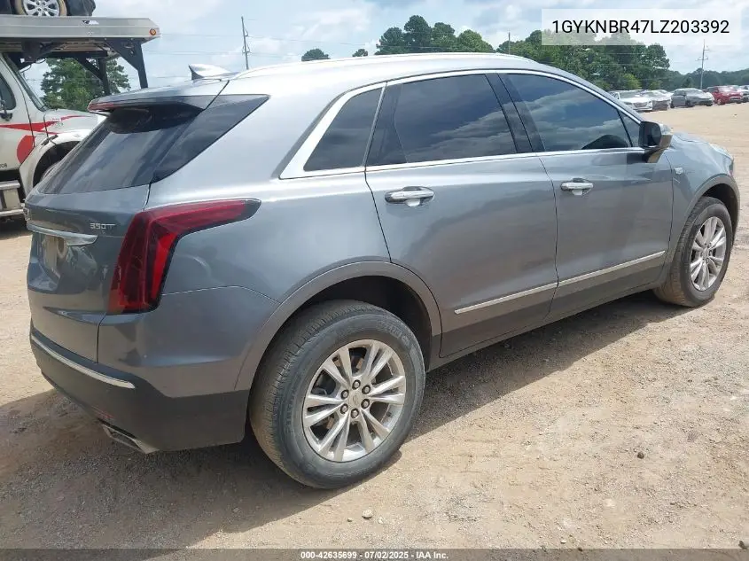 2020 Cadillac Xt5 Awd Luxury VIN: 1GYKNBR47LZ203392 Lot: 42635699