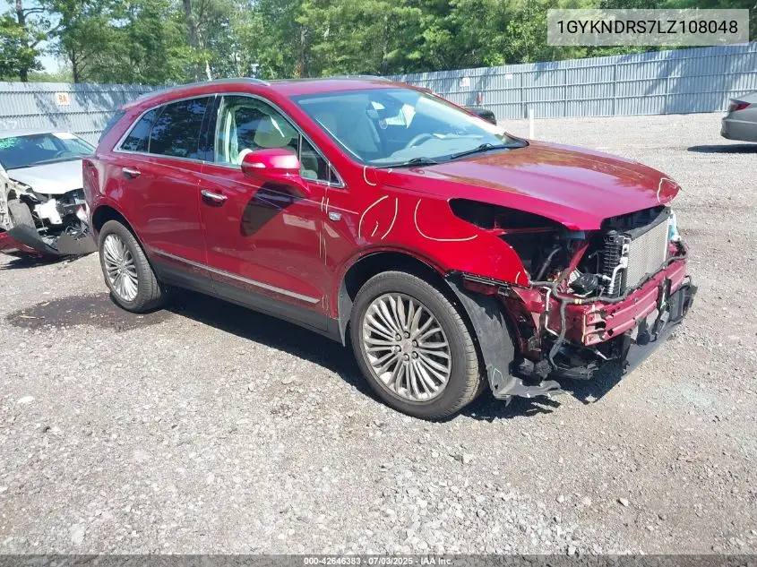 2020 Cadillac Xt5 Awd Premium Luxury VIN: 1GYKNDRS7LZ108048 Lot: 42646383