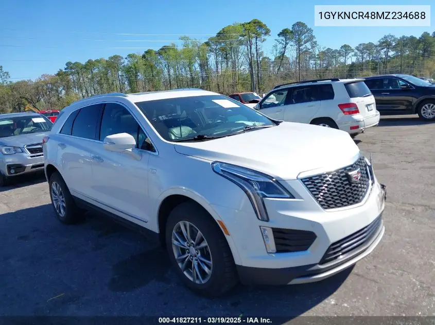 2021 Cadillac Xt5 Fwd Premium Luxury VIN: 1GYKNCR48MZ234688 Lot: 41827211