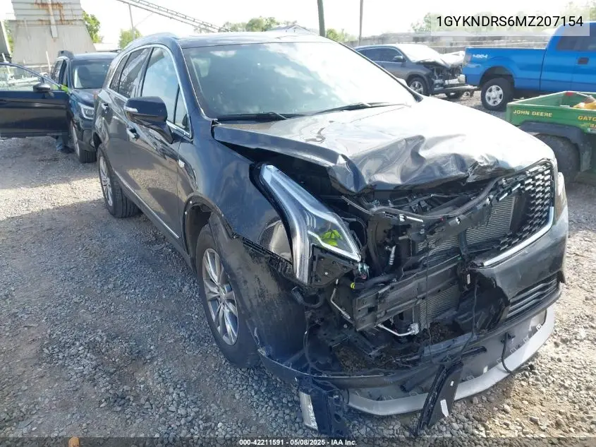 2021 Cadillac Xt5 Awd Premium Luxury VIN: 1GYKNDRS6MZ207154 Lot: 42211591