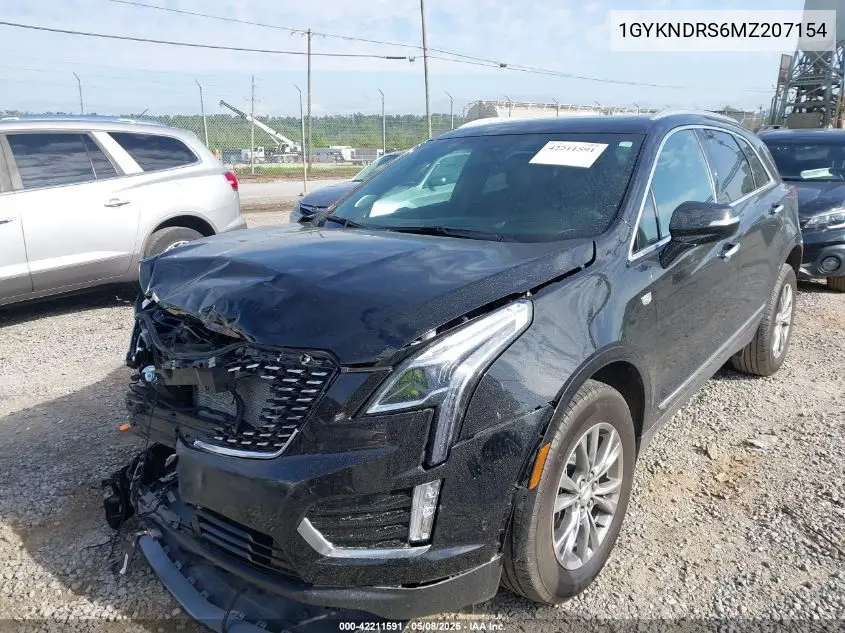 2021 Cadillac Xt5 Awd Premium Luxury VIN: 1GYKNDRS6MZ207154 Lot: 42211591
