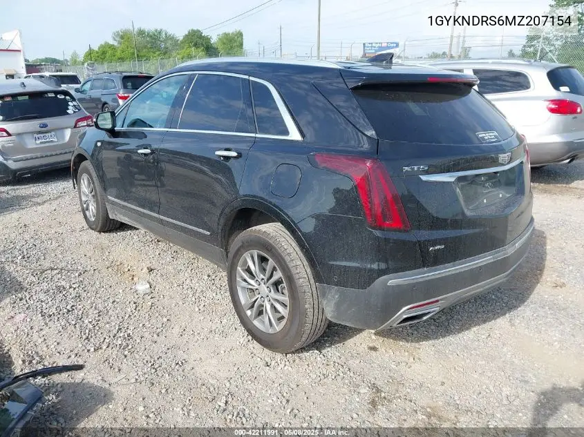 2021 Cadillac Xt5 Awd Premium Luxury VIN: 1GYKNDRS6MZ207154 Lot: 42211591