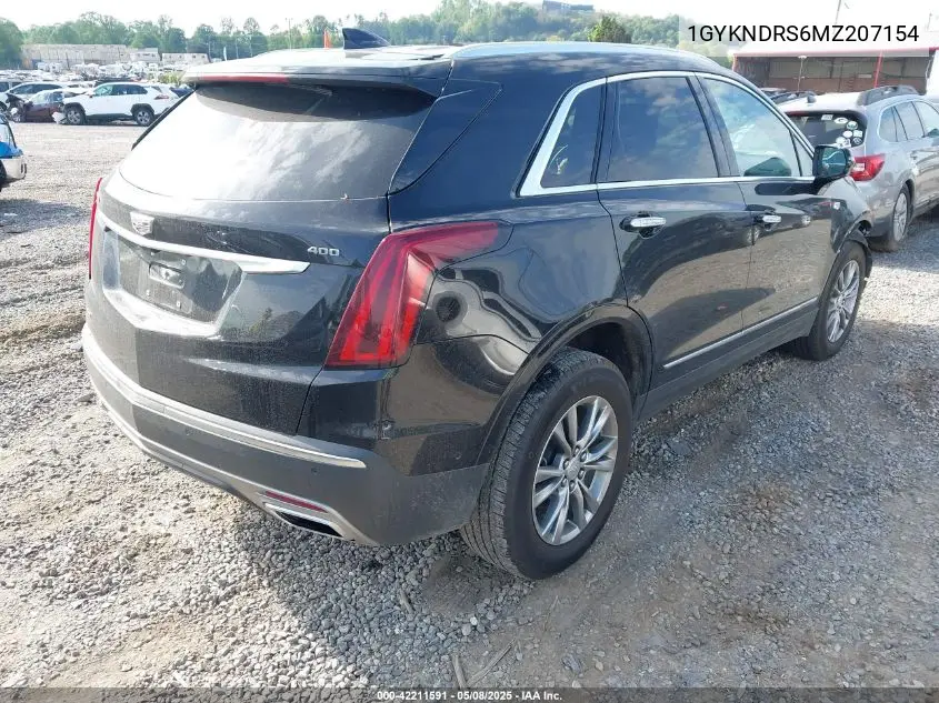 2021 Cadillac Xt5 Awd Premium Luxury VIN: 1GYKNDRS6MZ207154 Lot: 42211591