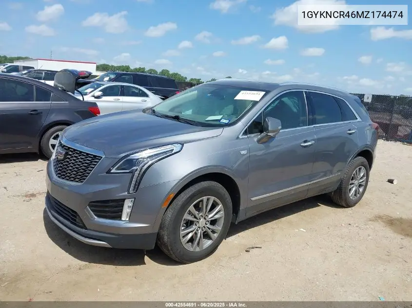 2021 Cadillac Xt5 Fwd Premium Luxury VIN: 1GYKNCR46MZ174474 Lot: 42554691