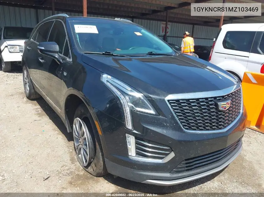 2021 Cadillac Xt5 Fwd Premium Luxury VIN: 1GYKNCRS1MZ103469 Lot: 42559582