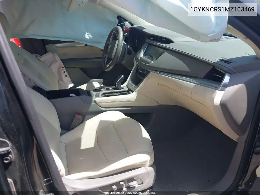 2021 Cadillac Xt5 Fwd Premium Luxury VIN: 1GYKNCRS1MZ103469 Lot: 42559582