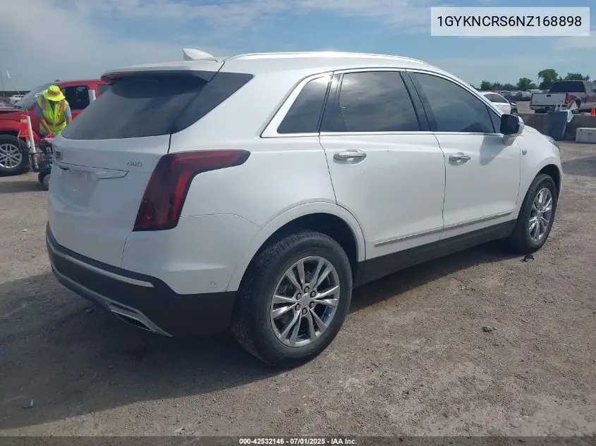 2022 Cadillac Xt5 Fwd Premium Luxury VIN: 1GYKNCRS6NZ168898 Lot: 42532146