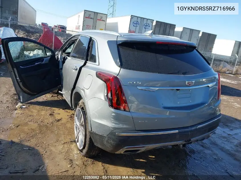 2024 Cadillac Xt5 Premium Luxury VIN: 1GYKNDRS5RZ716966 Lot: 12253082