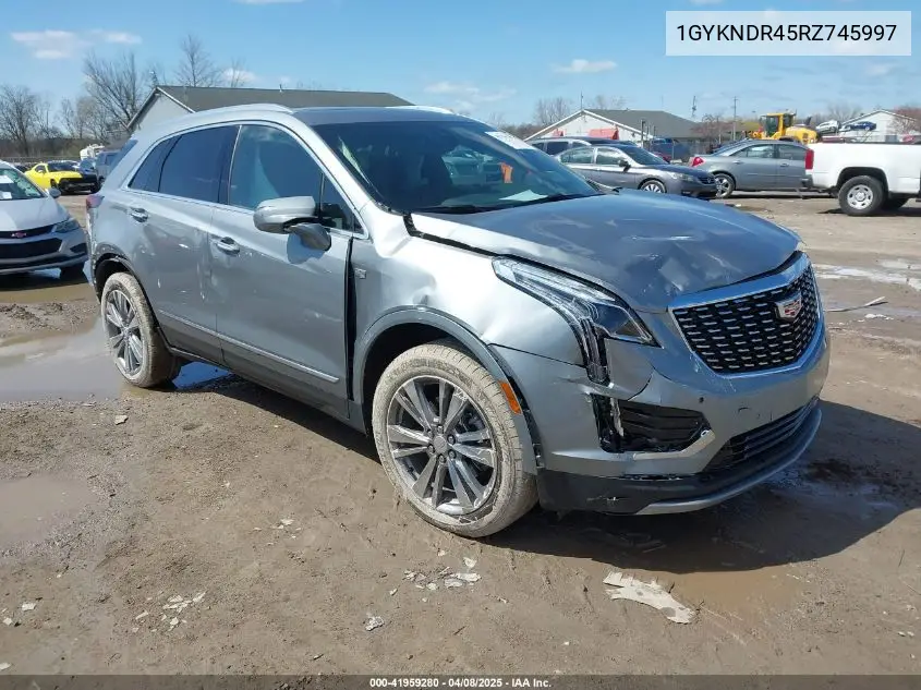 2024 Cadillac Xt5 Awd Premium Luxury VIN: 1GYKNDR45RZ745997 Lot: 41959280