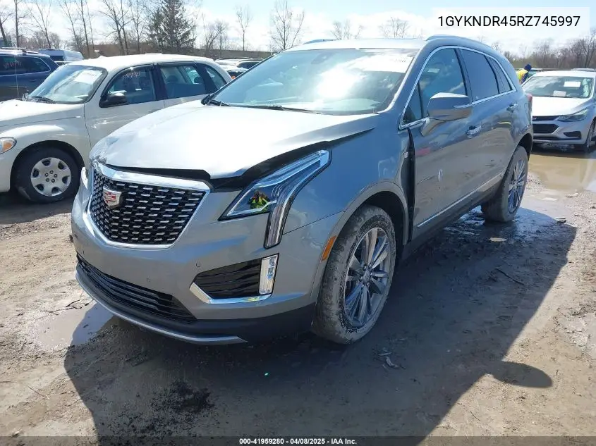 2024 Cadillac Xt5 Awd Premium Luxury VIN: 1GYKNDR45RZ745997 Lot: 41959280