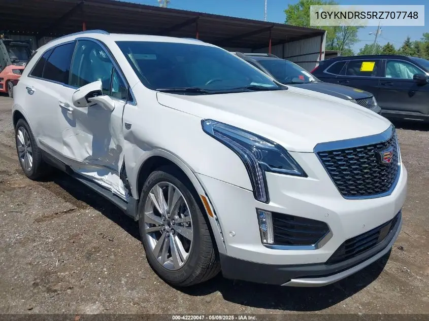 2024 Cadillac Xt5 Awd Premium Luxury VIN: 1GYKNDRS5RZ707748 Lot: 42220047