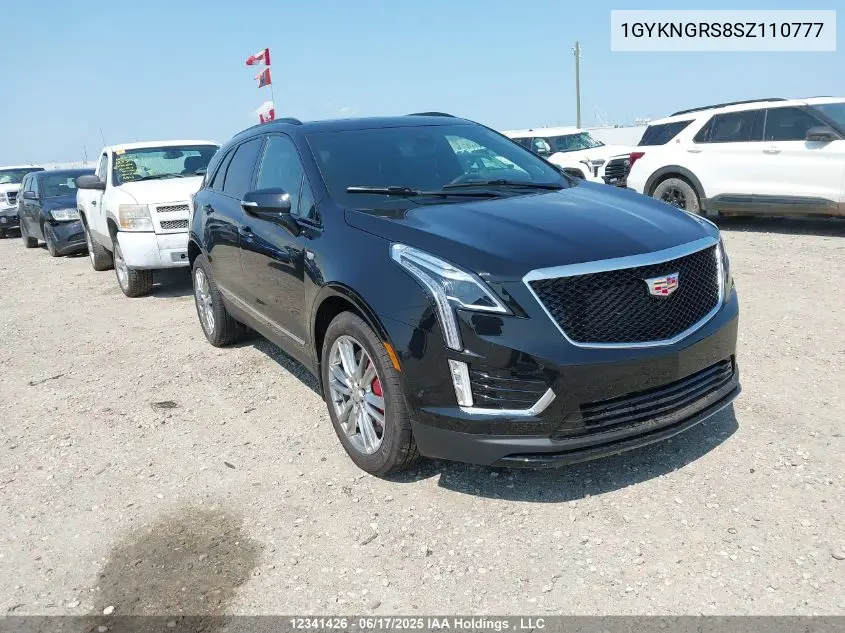 2025 Cadillac Xt5 Sport VIN: 1GYKNGRS8SZ110777 Lot: 12341426