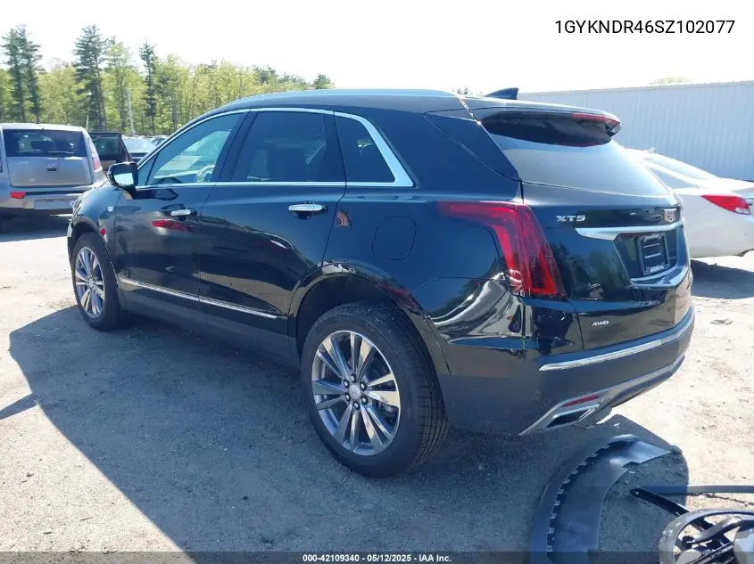 2025 Cadillac Xt5 Awd Premium Luxury VIN: 1GYKNDR46SZ102077 Lot: 42109340