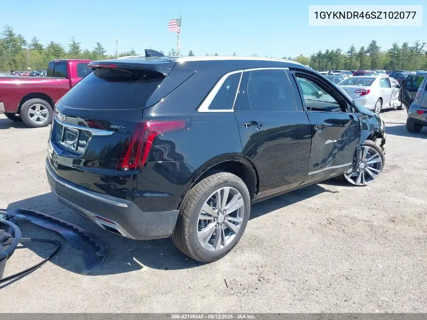 2025 Cadillac Xt5 Awd Premium Luxury VIN: 1GYKNDR46SZ102077 Lot: 42109340
