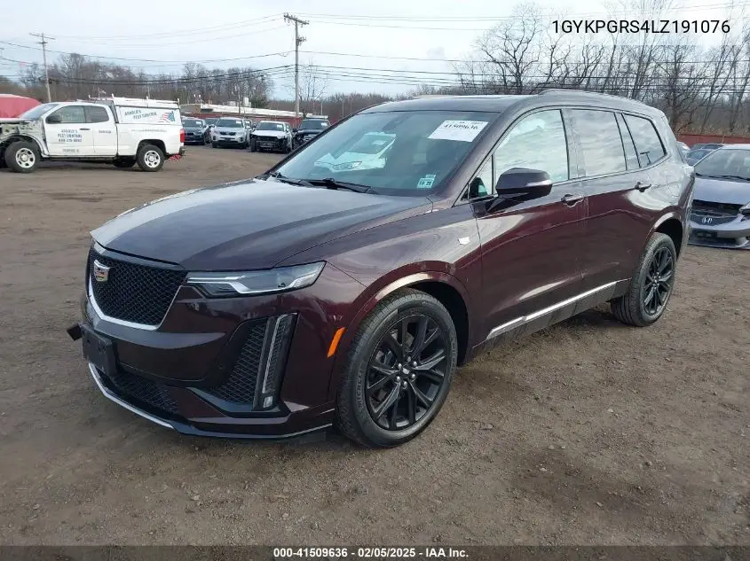 2020 Cadillac Xt6 Awd Sport VIN: 1GYKPGRS4LZ191076 Lot: 41509636