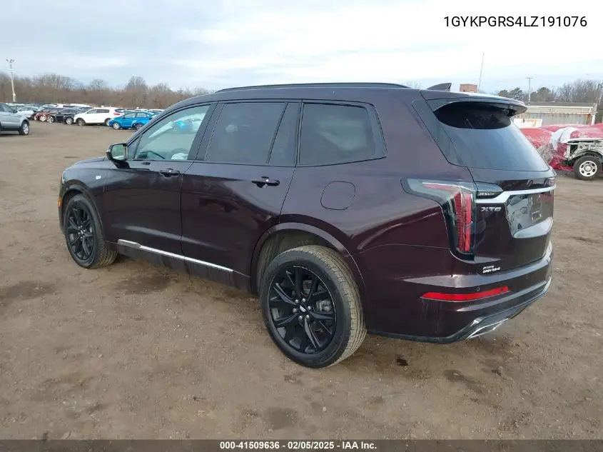 2020 Cadillac Xt6 Awd Sport VIN: 1GYKPGRS4LZ191076 Lot: 41509636