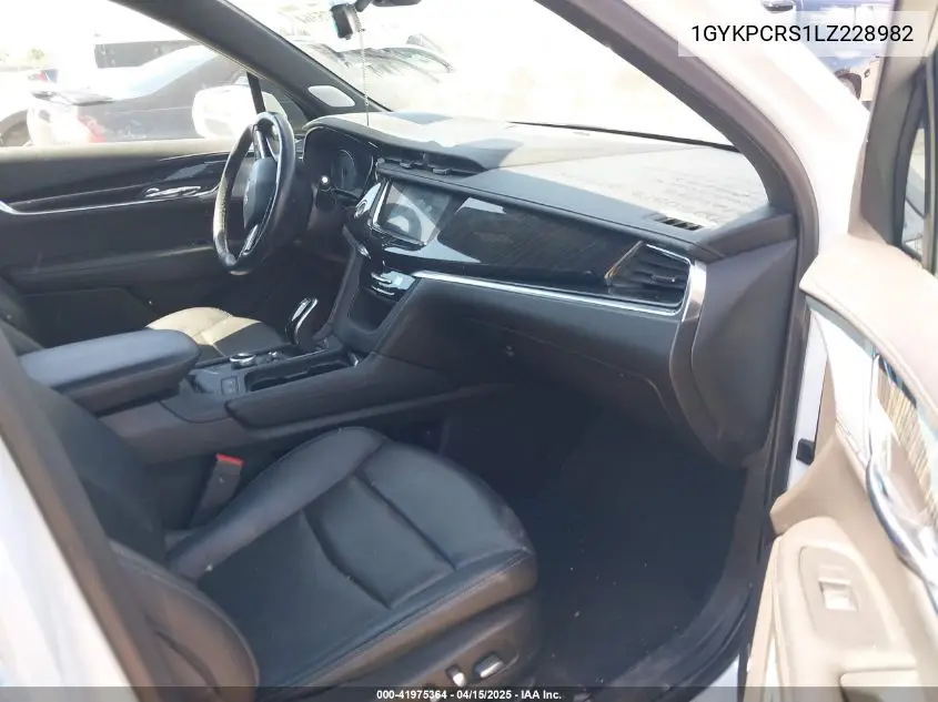 2020 Cadillac Xt6 Fwd Premium Luxury VIN: 1GYKPCRS1LZ228982 Lot: 41975364