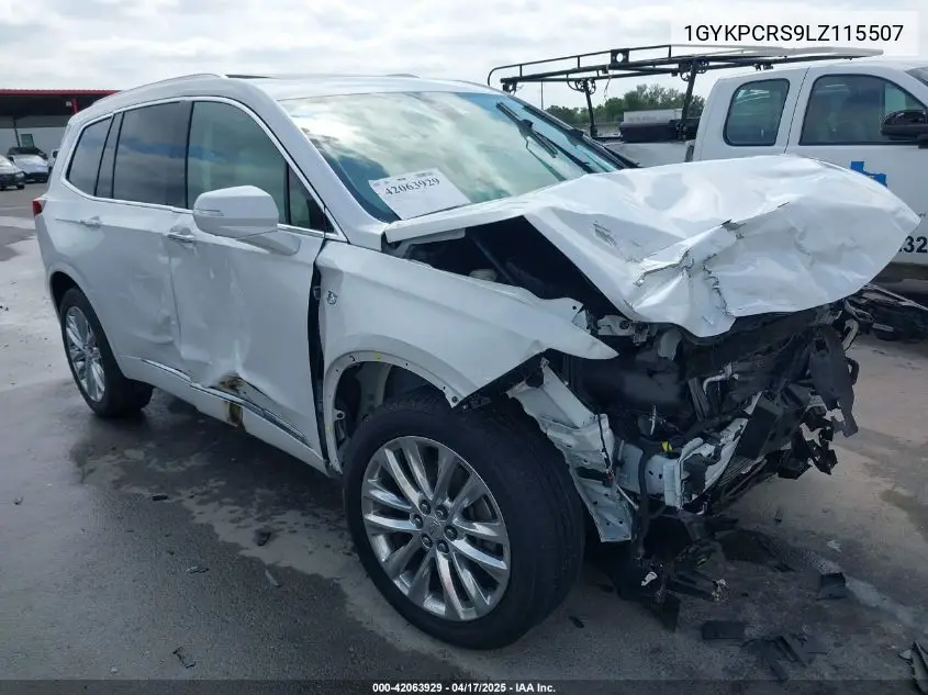 2020 Cadillac Xt6 Fwd Premium Luxury VIN: 1GYKPCRS9LZ115507 Lot: 42063929
