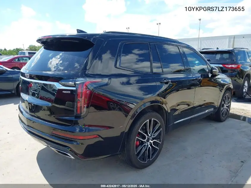 2020 Cadillac Xt6 Awd Sport VIN: 1GYKPGRS7LZ173655 Lot: 42242817