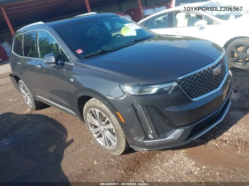 2020 Cadillac Xt6 Fwd Premium Luxury VIN: 1GYKPCRS0LZ206567 Lot: 42254511