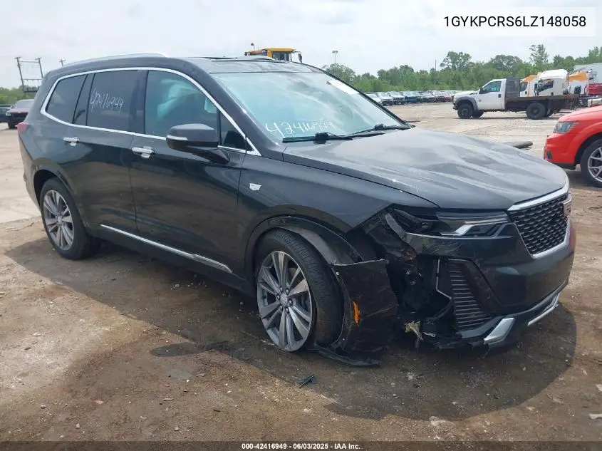 2020 Cadillac Xt6 Premium Luxury VIN: 1GYKPCRS6LZ148058 Lot: 42416949