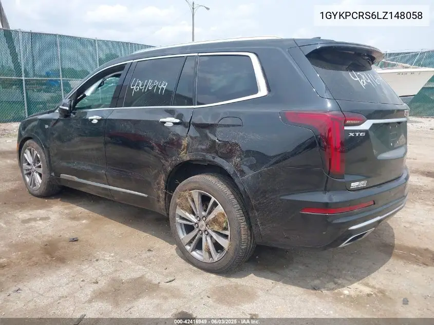 2020 Cadillac Xt6 Premium Luxury VIN: 1GYKPCRS6LZ148058 Lot: 42416949