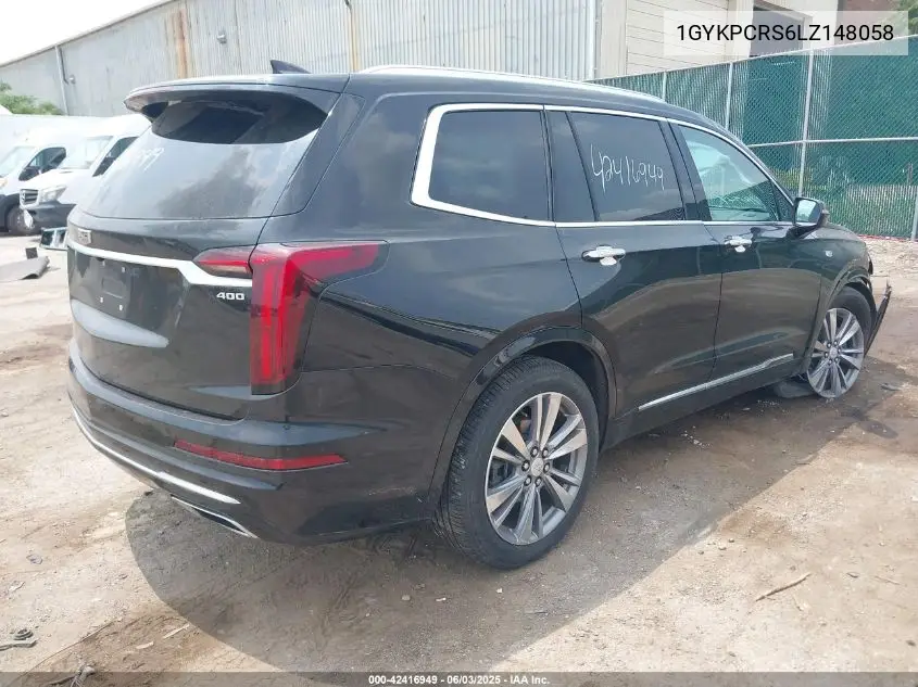2020 Cadillac Xt6 Premium Luxury VIN: 1GYKPCRS6LZ148058 Lot: 42416949