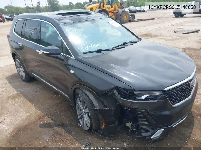 2020 Cadillac Xt6 Premium Luxury VIN: 1GYKPCRS6LZ148058 Lot: 42416949