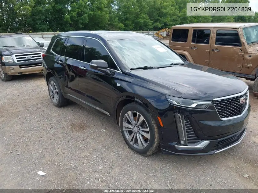 2020 Cadillac Xt6 Awd Premium Luxury VIN: 1GYKPDRS0LZ204839 Lot: 42484686