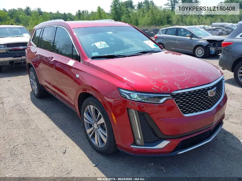 2020 Cadillac Xt6 Fwd Premium Luxury VIN: 1GYKPERS1LZ150408 Lot: 42516174