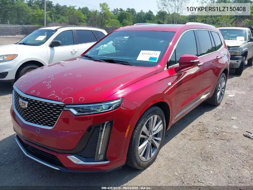 2020 Cadillac Xt6 Fwd Premium Luxury VIN: 1GYKPERS1LZ150408 Lot: 42516174
